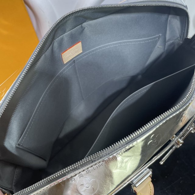 LV專櫃新款男包 路易威登Neo Porte Documents Voyage手袋 M58755 LV秋冬新款Mirror Mirror膠囊系列手提購物袋  ydh4316